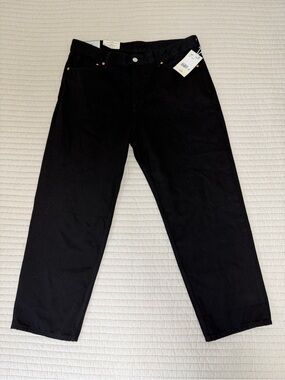 H&M Men's Black Relaxed Jeans
